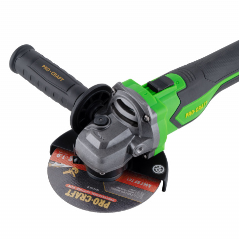 Aku úhlová bruska Procraft PGA22, 125mm | PGA22-1B-C